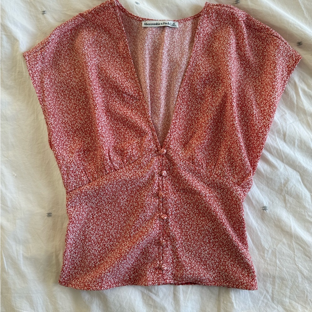 Abercrombie Floral Tank Blouse